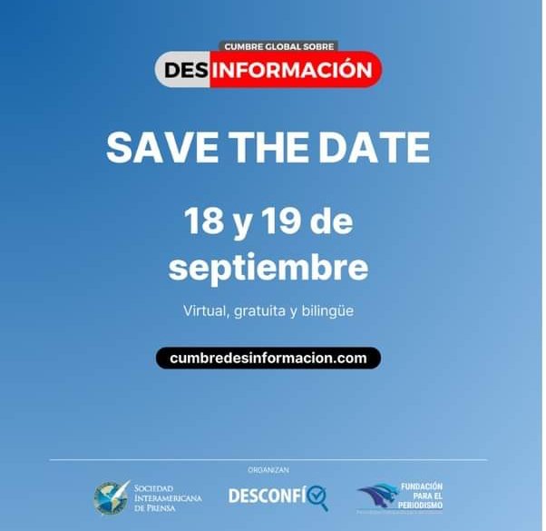 Estamos muy contentos de anunciar la fecha de la IV edición de @cumbredesinfo 

El encuentro Anual de los proyectos e iniciativas que luchan contra la #Desinformación 

18 y 19 sept 2024
#SaveTheDate