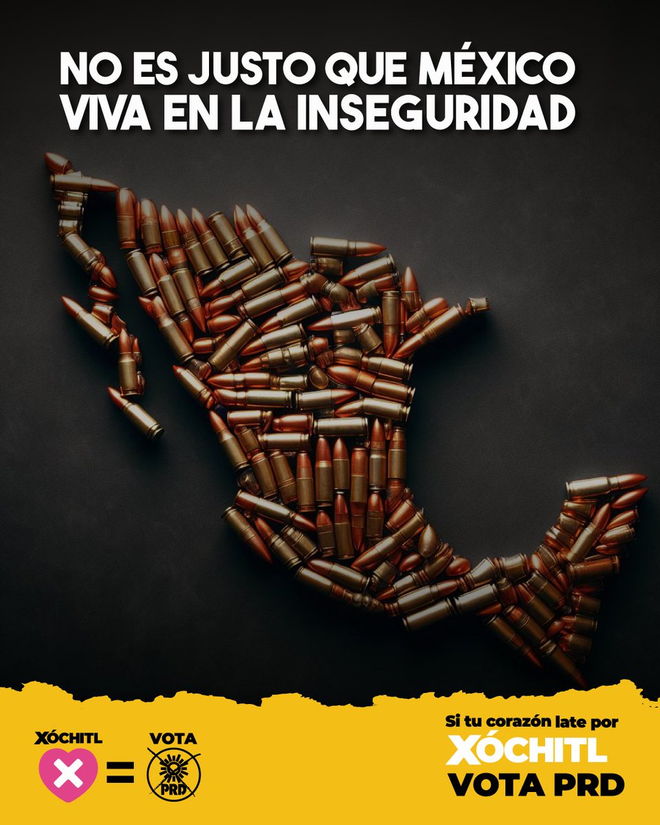 PRD (@prdmexico) on Twitter photo No es justo que miles de familias vivan con miedo de salir a la calle.
No es justo que el gobierno abrace a la delincuencia.
#MerecesMás, y con <a href="/XochitlGalvez/">Xóchitl Gálvez Ruiz</a> al frente te daremos el país que mereces. No es justo que miles de familias vivan con miedo de salir a la calle.
No es justo que el gobierno abrace a la delincuencia.
#MerecesMás, y con <a href="/XochitlGalvez/">Xóchitl Gálvez Ruiz</a> al frente te daremos el país que mereces.