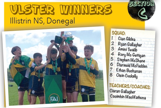 ⚽️ MEET THE TEAMS 🏆 ©️ Cup 💚 St. Joseph's PS, Ballinrobe, Mayo 💙 St. Declan's NS, Ashbourne, Meath ❤️ Beaumont BNS, Cork 💛 Illistrin NS, Donegal 👉 #Primary5s