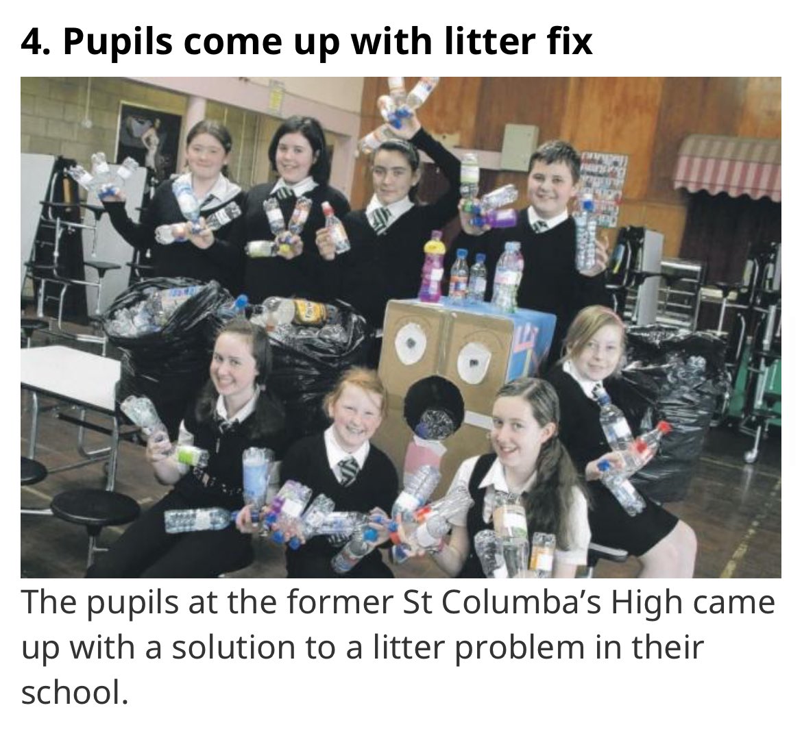 A wee blast from the past in this article. Clearly I’ve always been into the environment ♻️😅