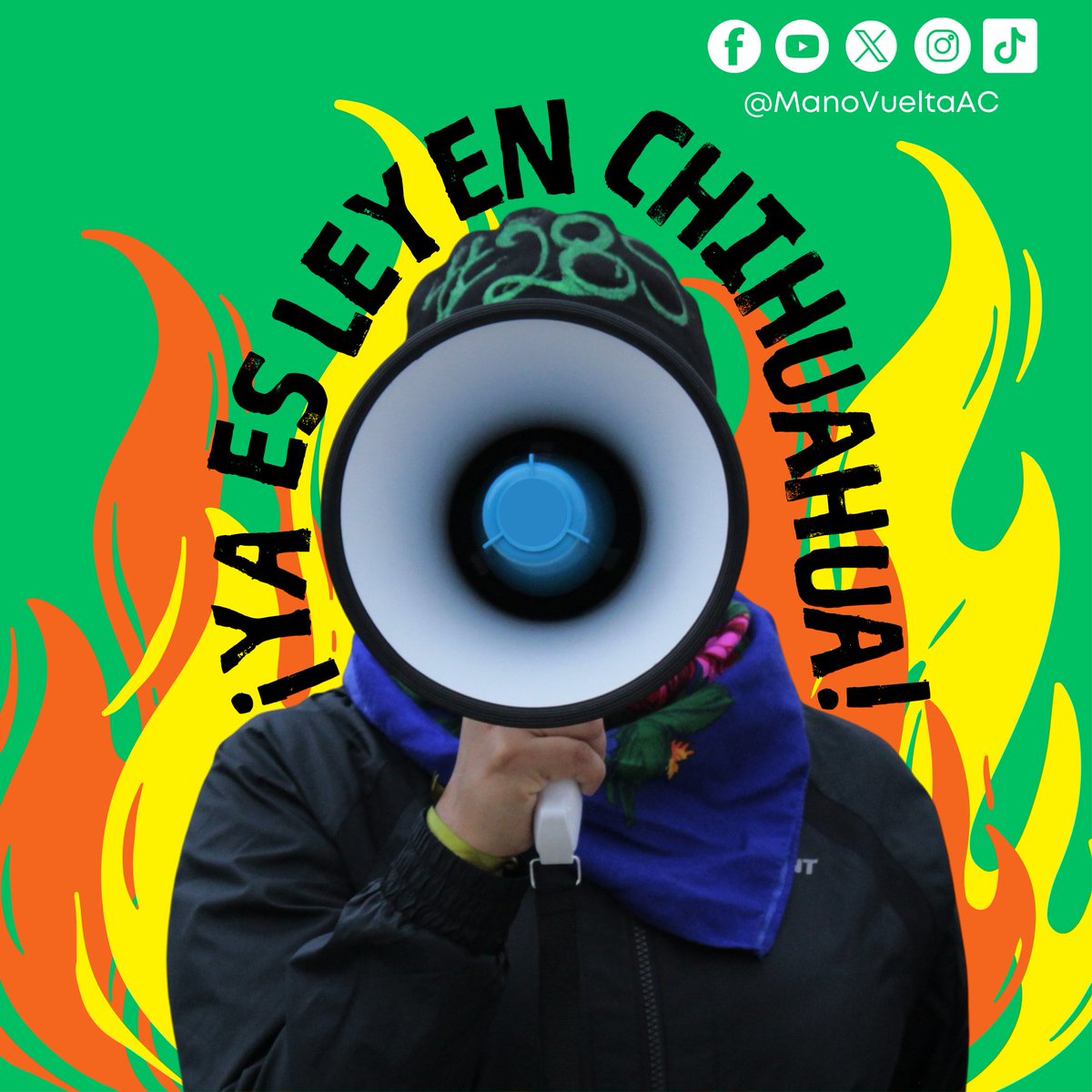 💚 ¡Saquen sus pañuelos verde para celebrar, un avance para los derechos sexuales y reproductivos! 💚

El Poder Judicial de la Federación ha dictaminado que la Secretaría de Salud de #Chihuahua debe ofrecer servicios de #aborto voluntario hasta la semana 12.6 de gestación.