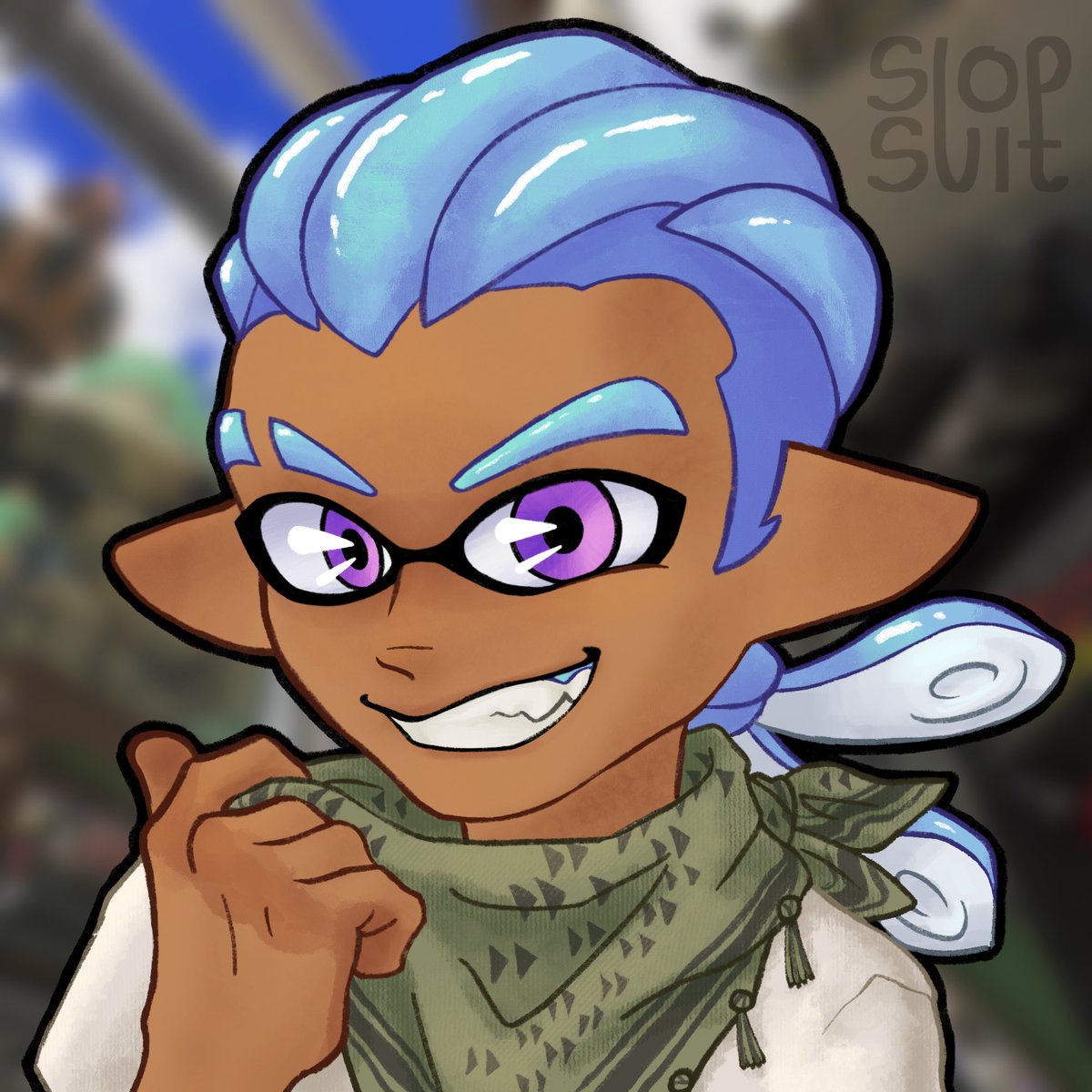 campyTRIP's tweet image. Inkling commission for @FelixSplatoon 🦑✨