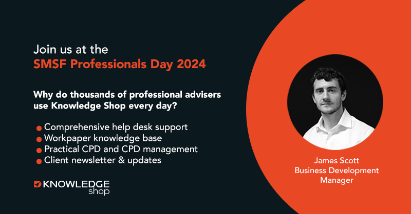 Well, good morning! All James needs now is a bunch of enthusiastic accountants and advisers for today's SMSF Professionals Day in Brisbane. So many did not realise that the Knowledge Shop help desk has superannuation specialists... hubs.ly/Q02yyfQH0 #SMSFPD