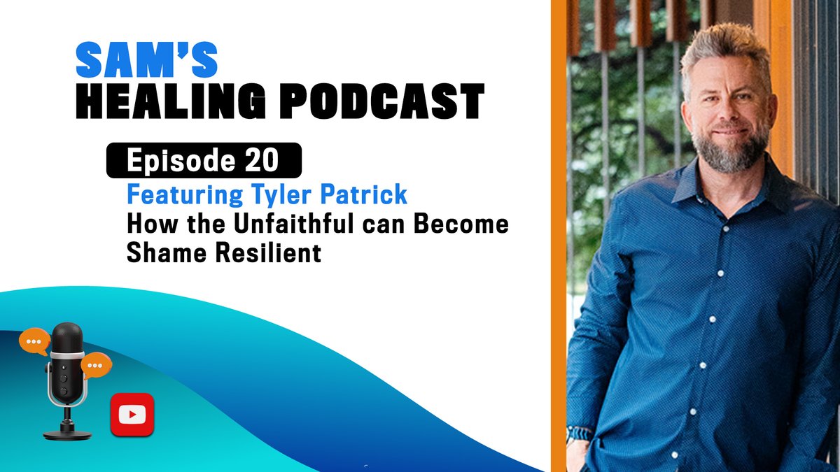 Infidelityscars's tweet photo. Tomorrow on the podcast I welcome the host of the 'Therapy Brothers Podcast' Tyler Patrick LMFT on how to help the #unfaithful develop 'Shame Resilience.'  It's a safe conversation for both the unfaithful and the #betrayed. https://t.co/PTbpz453YD