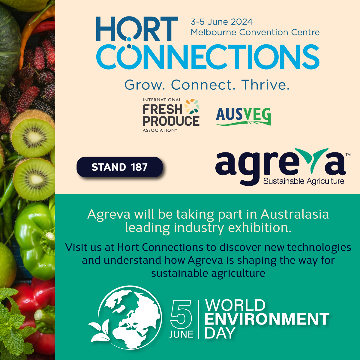 stevenjlorimer's tweet image. #Agreva / #sustainablefarmingsolutions will be @ #HortCon24.
Danny Thornton will present on #sustainableagriculture & #biosynthetic #innovations for #Australasia.
Come to stand 187 & enter the #sprayer #Giveaway
#fruit #vegetables #healthyfood #healthysoil #healthypeople