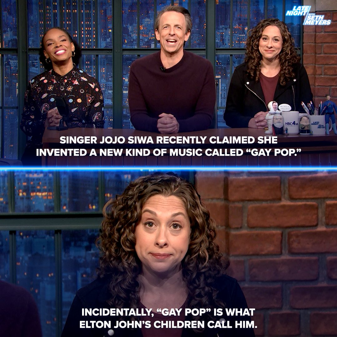 About “gay pop”… #JokesSethCantTell