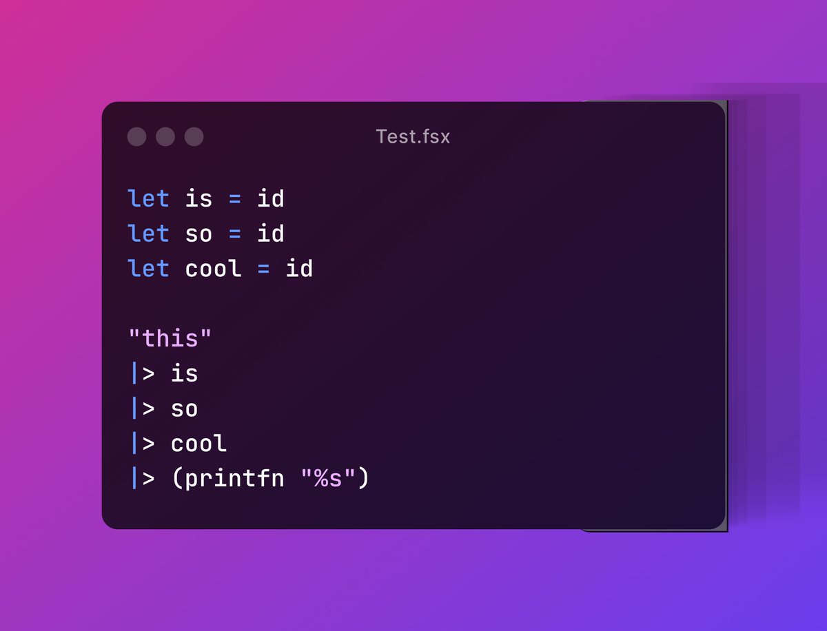 how does the pipeline operator work ? what is partial application? #dotnet #fsharp silly 🦔💤