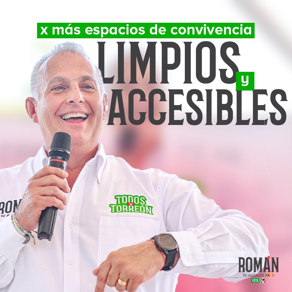 Seguiremos con la construcción y el mantenimiento de áreas de esparcimiento para fomentar la actividad física y la sana recreación de las familias de Torreón 🌳 🛝. #TodosXTorreón 🙌🏻 #RománSeQueda 👊🏻