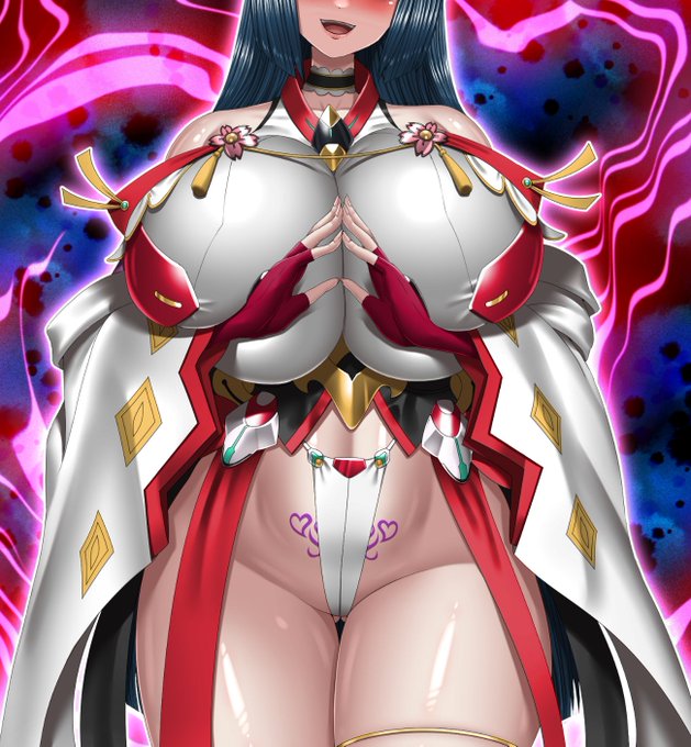 #目元より下で切り出すとエロいらしい
ワイはタイツ無しの初期案が好きでな😀 