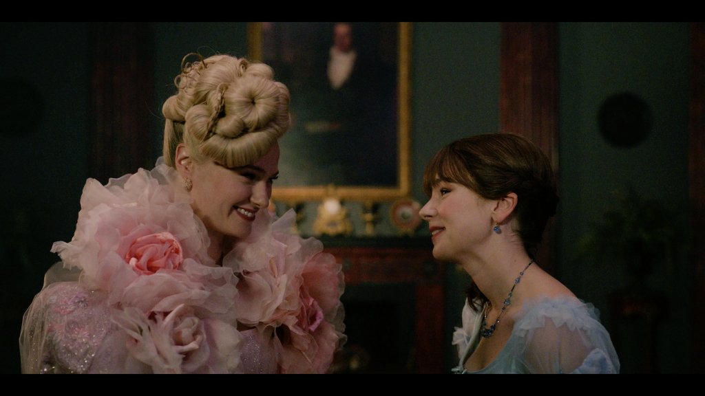 ANWSUPREMACY's tweet image. no cressida was so happy to see eloise look at her smiling &amp;amp; laughing 🥺 then her dad ruined it 😭 #Creloise #BRIDGERTON