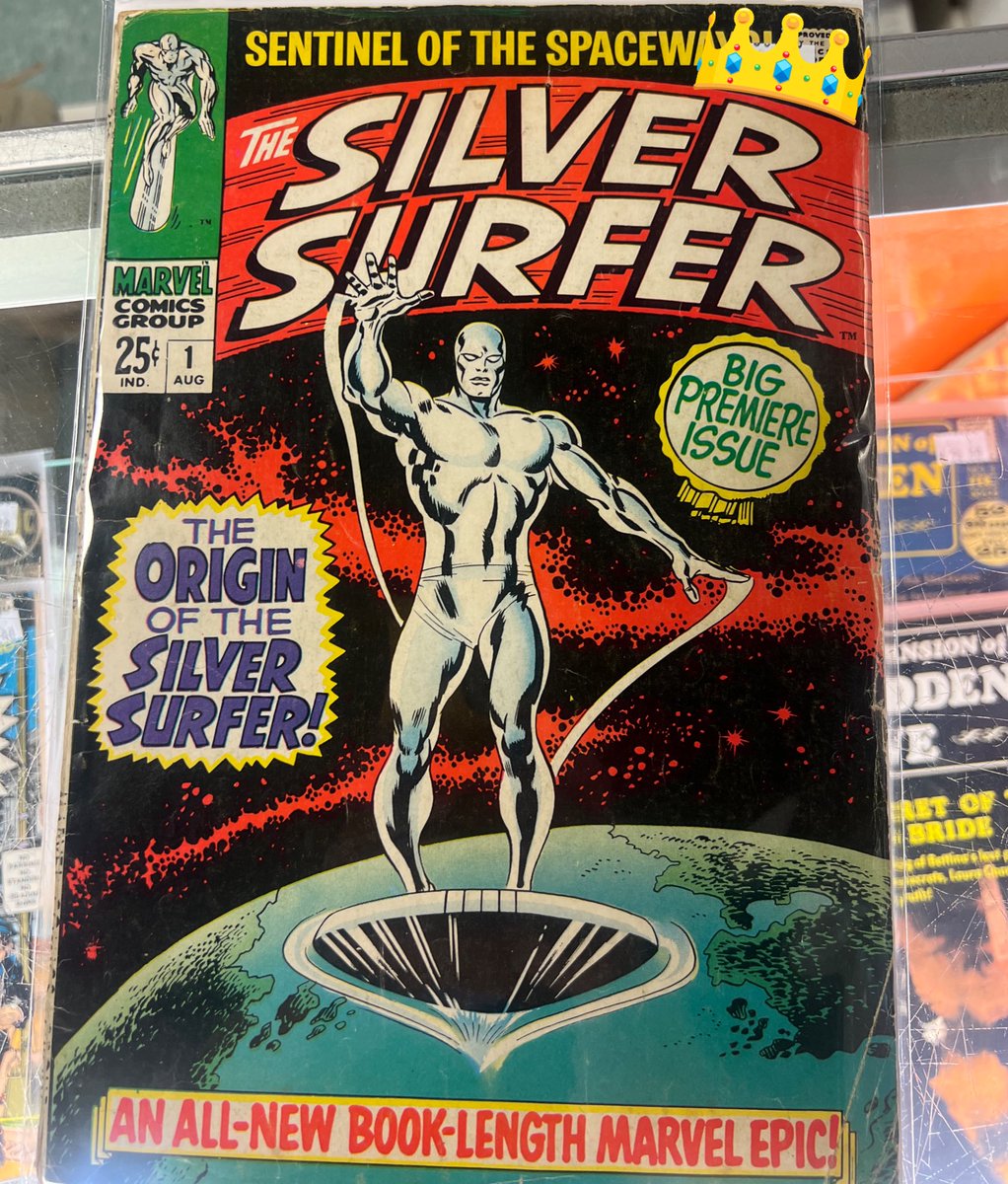 I found a copy of Silver Surfer issue number one! 🤓😁