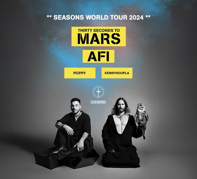 Are you summer plans Up In The Air? Lock in your tix to see @30SECONDSTOMARS on August 17 and get 25% off now! Code: MDW 🎫: bit.ly/3QR5IE3