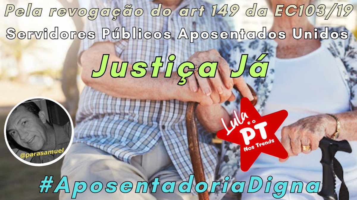 bethonira's tweet photo. @Marluci7Fer @LoguercioRosely @VillasEstther @nunesmarquesk @MinAMendonca @Cristianozaninm @FlavioDino @STF_oficial @gilmarmendes @LRobertoBarroso @alexandre "Os idosos merecem viver com tranquilidade em sua aposentadoria! Srs. Ministros do STF, julguem o art. 149 da EC103/19 inconstitucional.
@nunesmarquesK
@MinAMendonca
@Cristianozaninm
@FlavioDino
👇
Justiça Já
#AposentadoriaDigna"
Dguoo https://t.co/ClCmMa9JDw