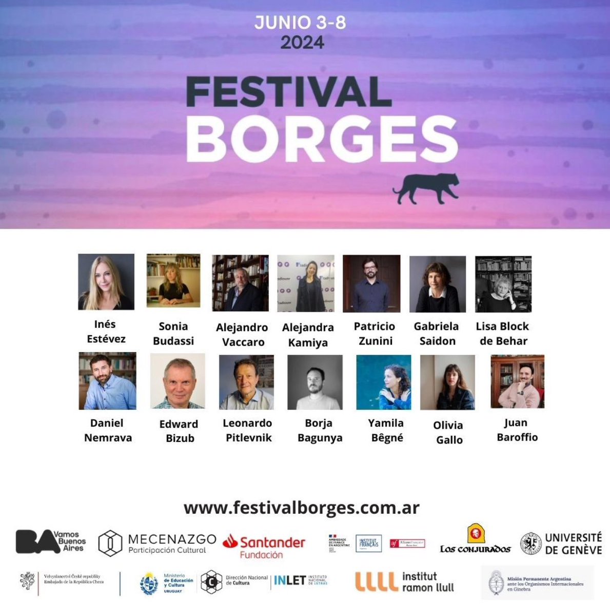 Semana que viene arranca la IV edición del @festivalborges. Gratis. Los esperamos. 
-
#FelizInicioDeSemana #MondayMotivation #book #BOOKERS #BuenosAires #borges #booklovers #bookstagram #Cultura @AlianzaFBsAs @datacultura @Santander_Ar #mecenazgo #jlborges #viviandragna