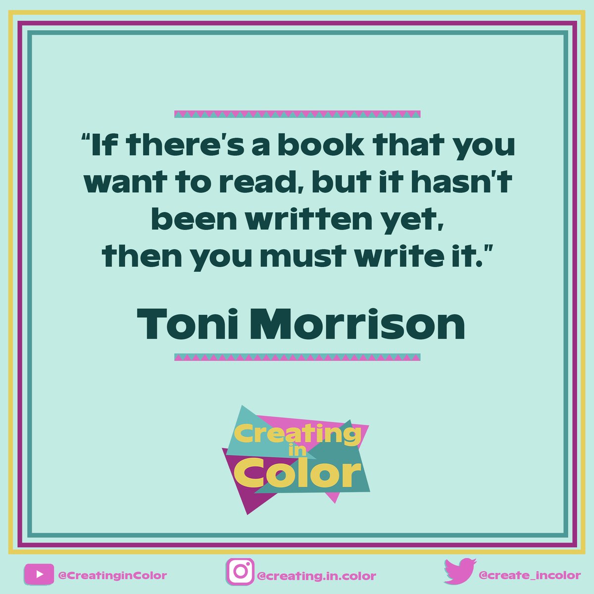 Creating in Color tweet media