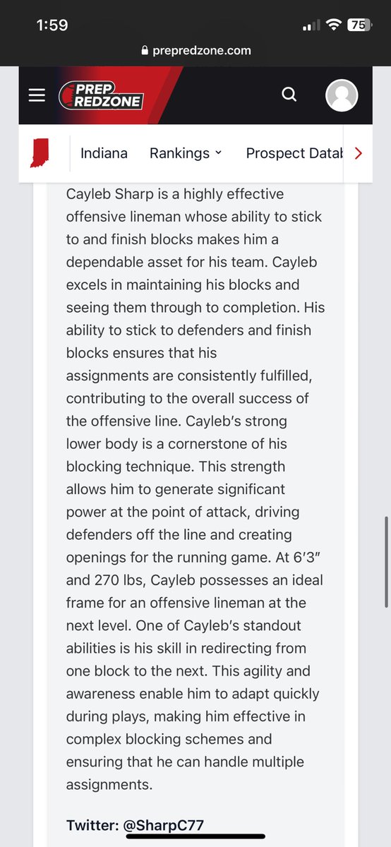 Cayleb Sharp tweet media