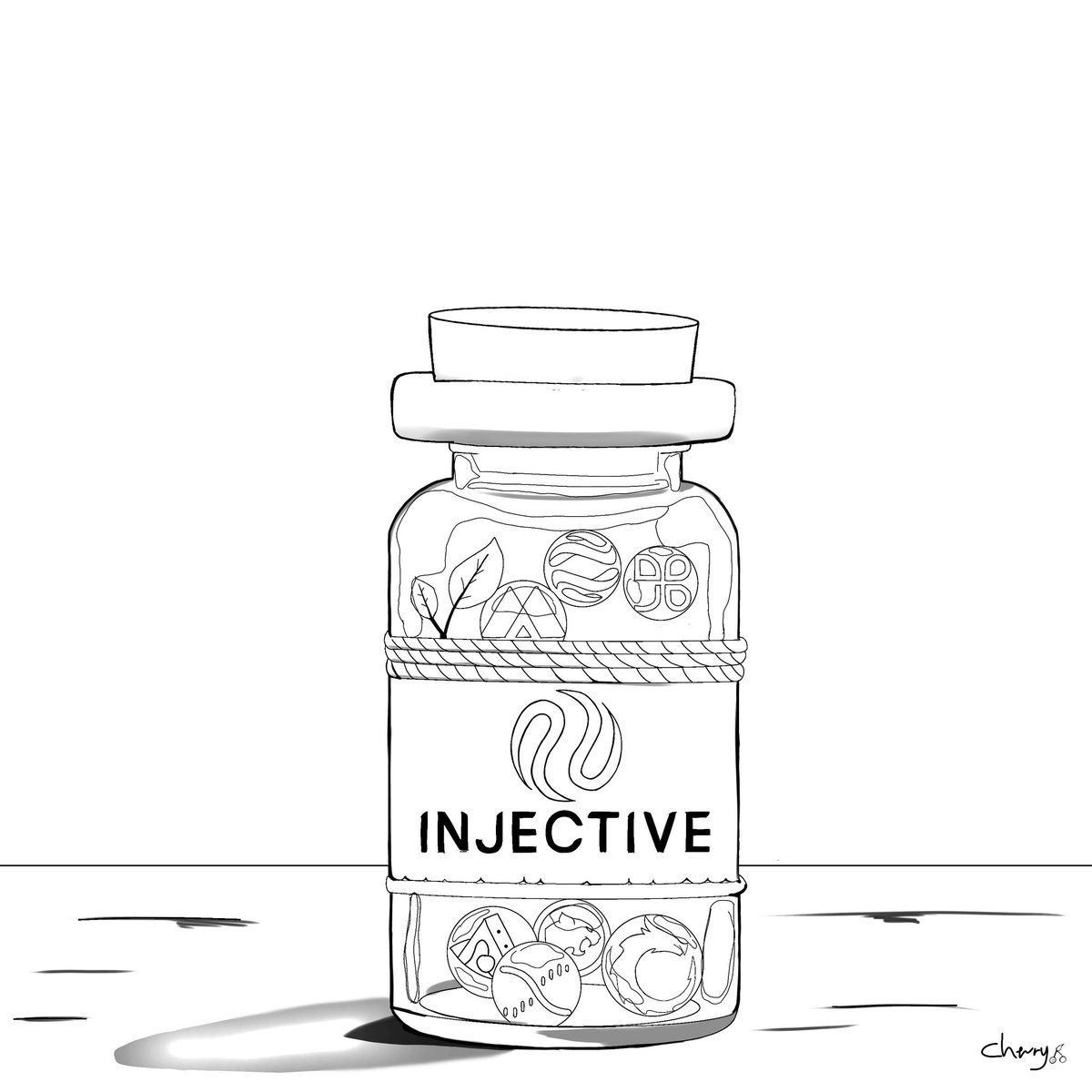 I just decided to draw something simple about @injective and its major DApps.. do you recognize them?