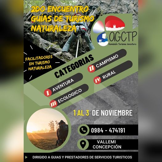 Agctpy's tweet photo. ☛𝑺𝒆 𝒗𝒊𝒆𝒏𝒆☚ 📷Quédate atento, que estaremos difundiendo 📷las diferentes actividades y novedades que surjan📷
#turismopy #TurismoenParaguay #turismonaturaleza #turismoaventura #trekking #aviturismo #SomosGuiasDeTurismo #capacitacion #encuentro #guiasdeturismo https://t.co/pvUlSqMk6w