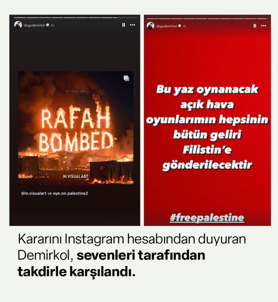 Komedyen Oyuncu Doğu Demirkol bu yaz sergilenecek açık hava oyunlarından gelecek tüm geliri Filistin'e bağıslayacagını duyurdu. 🇵🇸👏🏽👏🏽 #RafahOnFıre #RafahtaSoykırımVar ——— Aziz Yıldırım Cristiano Ronaldo Veda Şerefsiz Senin Allah Ece Üner