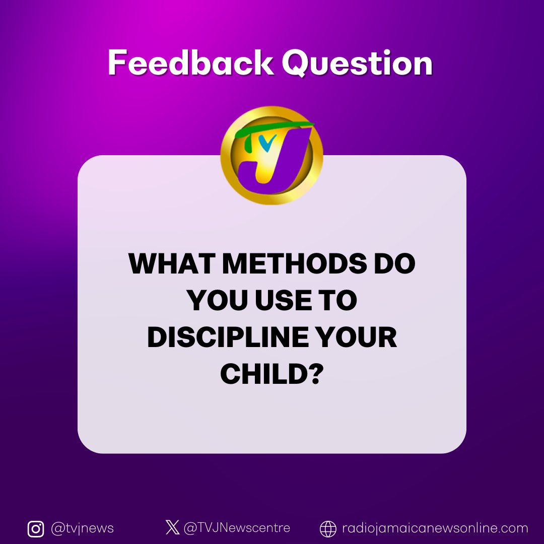 We want to hear from you!

What methods do you use to discipline your child?

Let us know in the comments.

#PrimeTimeNews #TVJNews #feedbackquestion