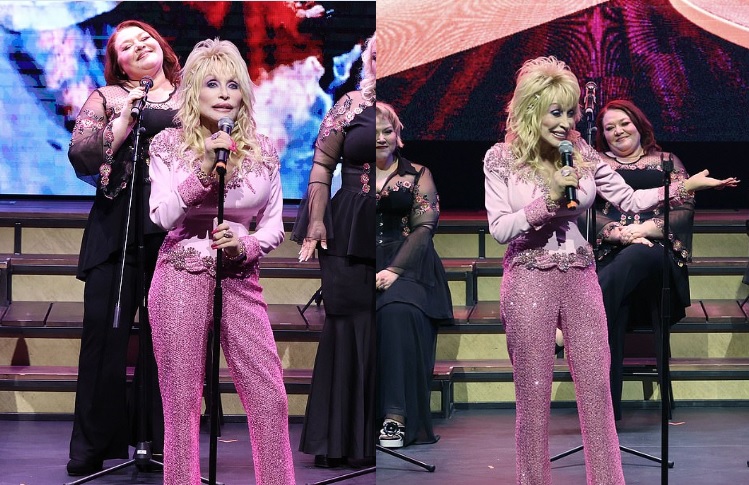 Dolly Parton's Dazzling Debut: The Radiant Ribbon-Cutting of the Dolly Parton Experience Dolly Pa... #DollyParton #QueenofCountryMusic #skyhighsilverheels #HeelsNews heels.co.in/news/dolly-par…