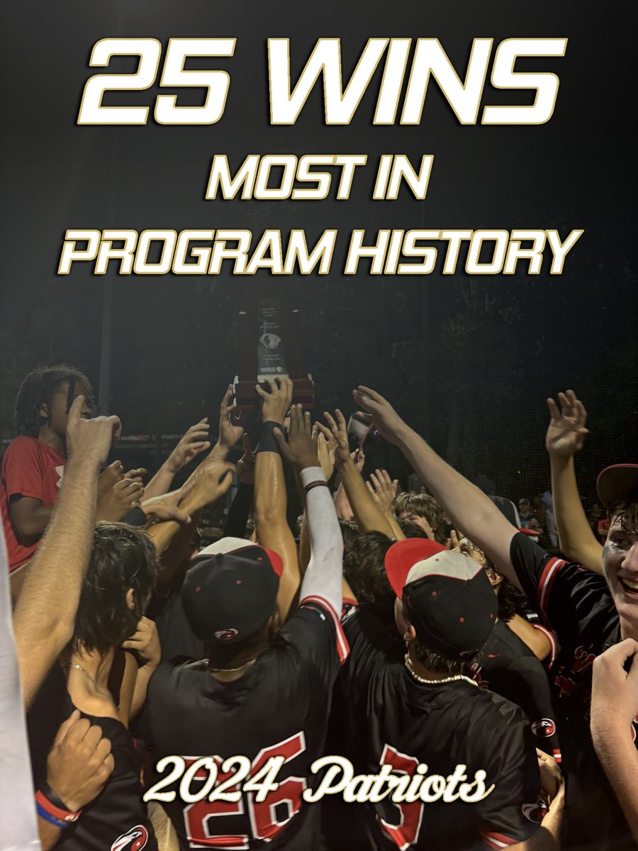 Culminating with a District title, the Patriots set a new bar for future teams with their 25-win 2024.

#WeAreCDS #PatriotNation @CDS_Athletics