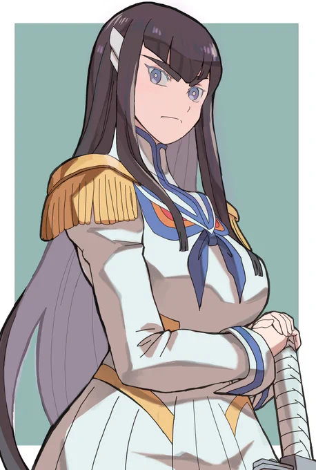 再掲の鬼龍院皐月さん「うろたえるな。服は着るためにある」#キルラキル #killlakill 