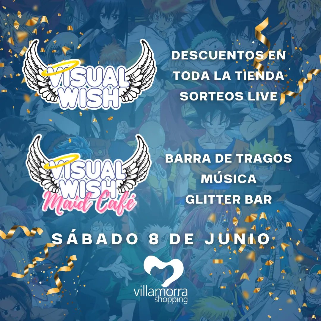 En Junio!! La familia de Visual Wish cumple 12 años ✨ y queremos celebrar el sábado 8 en Villamorra Shopping! 🙌
Descuentos en toda la tienda y sorteos!
Barra de tragos, música y glitter bar en Visual Wish Maid Café 🌸
Pronto más sorpresas!!
Gracias por estar con nosotros ♥️