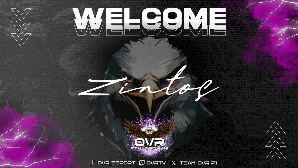 It's time to announce my new team. 

After 6 I move on to enduro I swap the Blue and Yellow outfit for a Violet outfit 

I am officially joining the @Team_OVR_F1 , thank you very much to Anti for his trust 💜 🦅

Let i m cook 🧑‍🍳