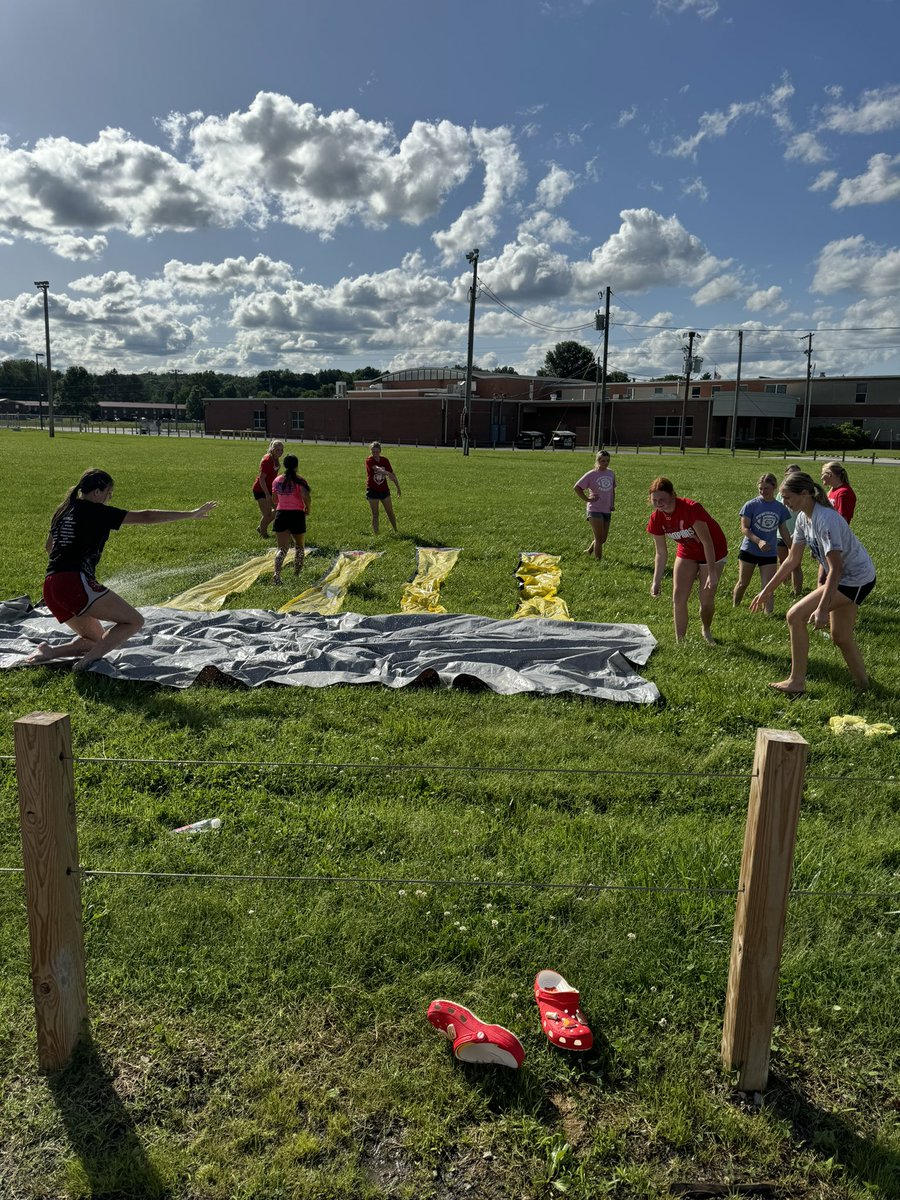 A pre regional practice on turf followed by some slip &amp; slide fun.# Hornetsoftball
