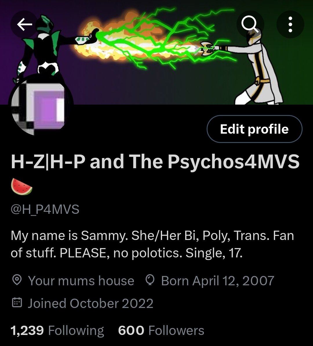 Yo, thanks, uh... i dont deserve 600 followers, but yall are as crazy as the psychos. Comment on this, and I'll put you in a raffle. Theres 2 winners. Whoever wins gets a recolor of a character i haven't made yet and a moveset for a character of their choice. #Multiversus