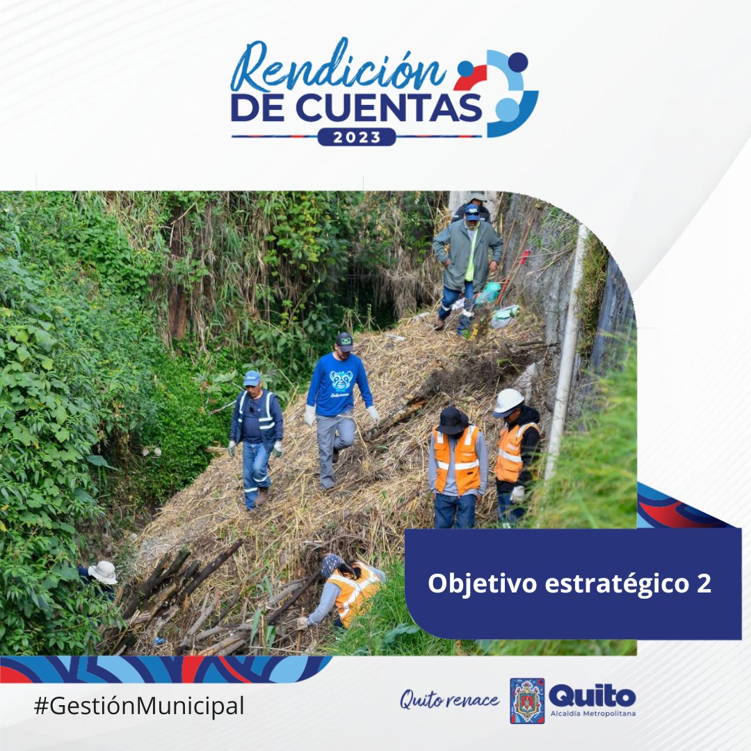 ✅ #RendiciónDeCuentas2023 | Iniciamos la construcción del Cubeto 11 y la piscina de lixiviados; recuperamos 13 hectáreas de quebradas; y 22 mil hectáreas protegidas por el Plan de Manejo de Área de intervención especial Pichincha Atacazo.

#QuitoRenace