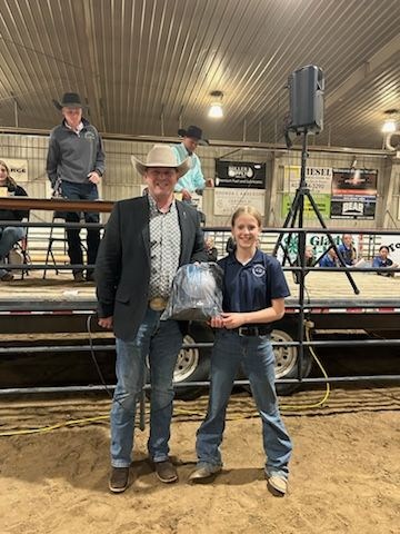 What a pleasure to be at the Foothills 4-H District Show & Sale at the @Highriverag society on Saturday afternoon! I was honored to recognize some outstanding members with this years Stockman's Awards, including: Easton Flowers - Longview 4H Kenzley Stanley - @Stockland4H