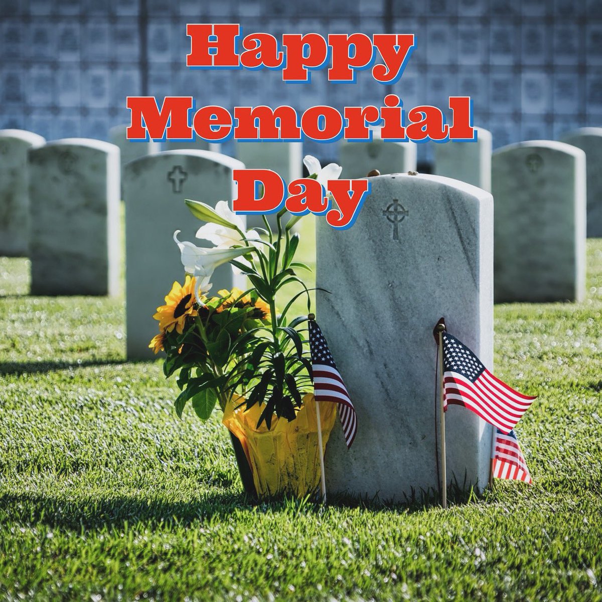 "No one has greater love than this, to lay down one’s life for one’s friends.” John 15:13.

Happy Memorial Day, and thank you to all our nation’s heroes!
#FreedomIsNotFree