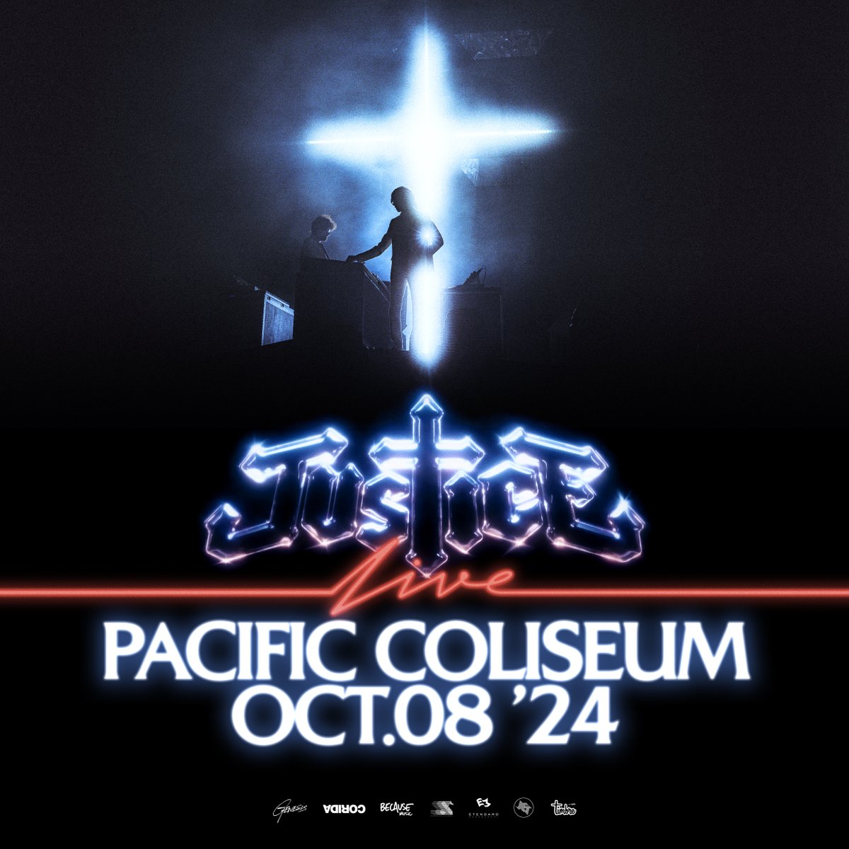 JUST ANNOUNCED! 
JUSTICE: LIVE
With Guests
October 8, 2024 @ PACIFIC COLISEUM #Vancouver
Tickets on sale Friday!