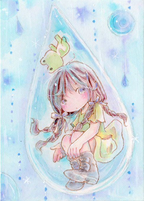 「dress water drop」 illustration images(Latest)