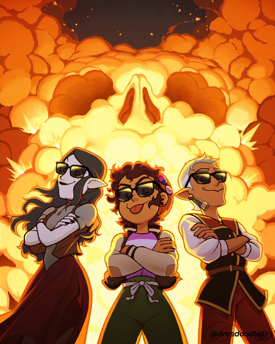 Omg, there's even more crew art of this trio that was used for comic con
I love them, this is so good ♥ #theowlhouse