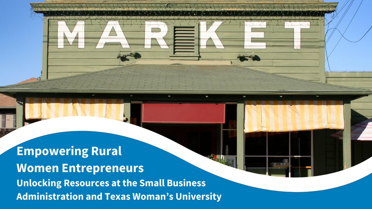 Are you a rural woman entrepreneur looking to elevate your business or business idea?  Join our exclusive webinar to discover invaluable resources tailored just for you!  #womanentrepreneur
🗓️ Wed., May 29, 2024
⏰9AM-10AM
💻 Via Zoom

Register - bit.ly/EmpowerRuralWo…