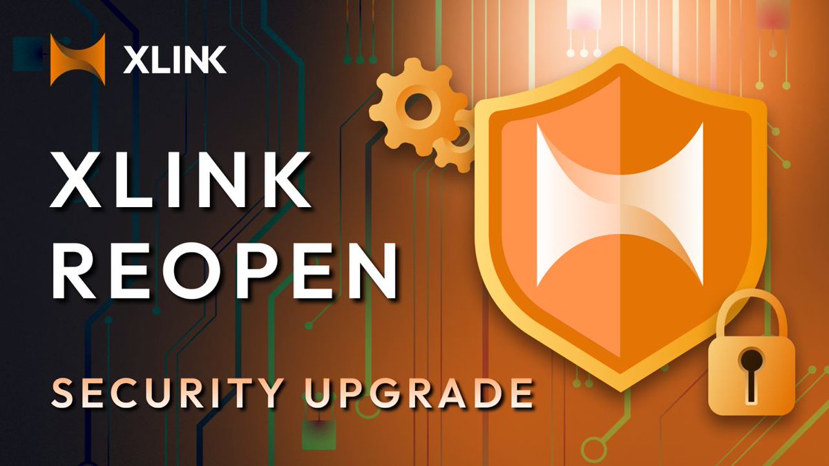 Re-opening of XLink - Security Upgrades We are excited to announce the upcoming re-opening of XLink, equipped with significant security upgrades: 🔒Our smart contracts are now managed by @FireblocksHQ -custodied MPC wallets on Ethereum and BSC, and a custom smart contract-based