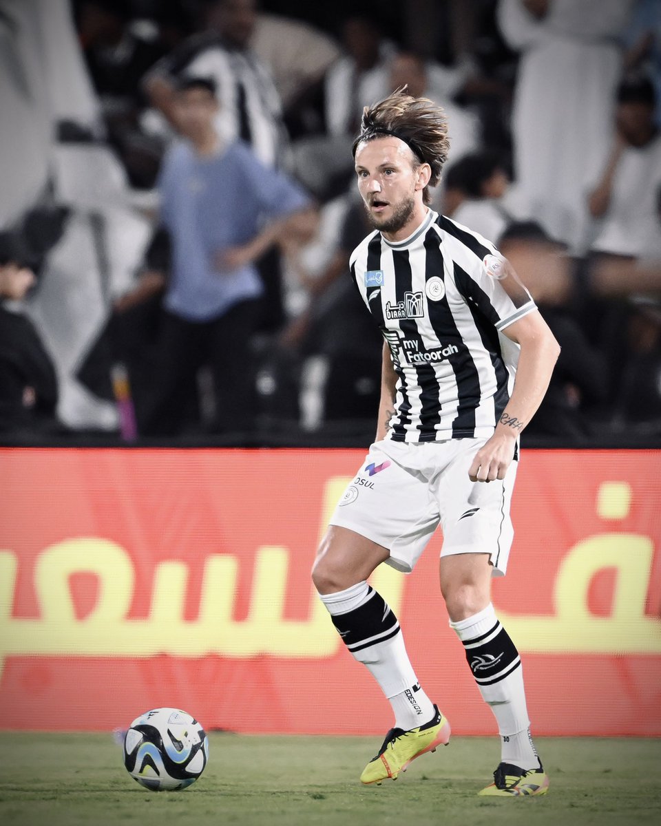 ivanrakitic's tweet photo. Happy to finish my first season on a high note after a challenging few weeks and my injury. Now it's time to rest, recover, and come back stronger! Thanks again to the fans for their support and warm welcome! Yalla Shabab! ⚫️⚪️ @AlShababSaudiFC 

#rakitic #alshabab
#spl #saudiarabia 
#yallashabab