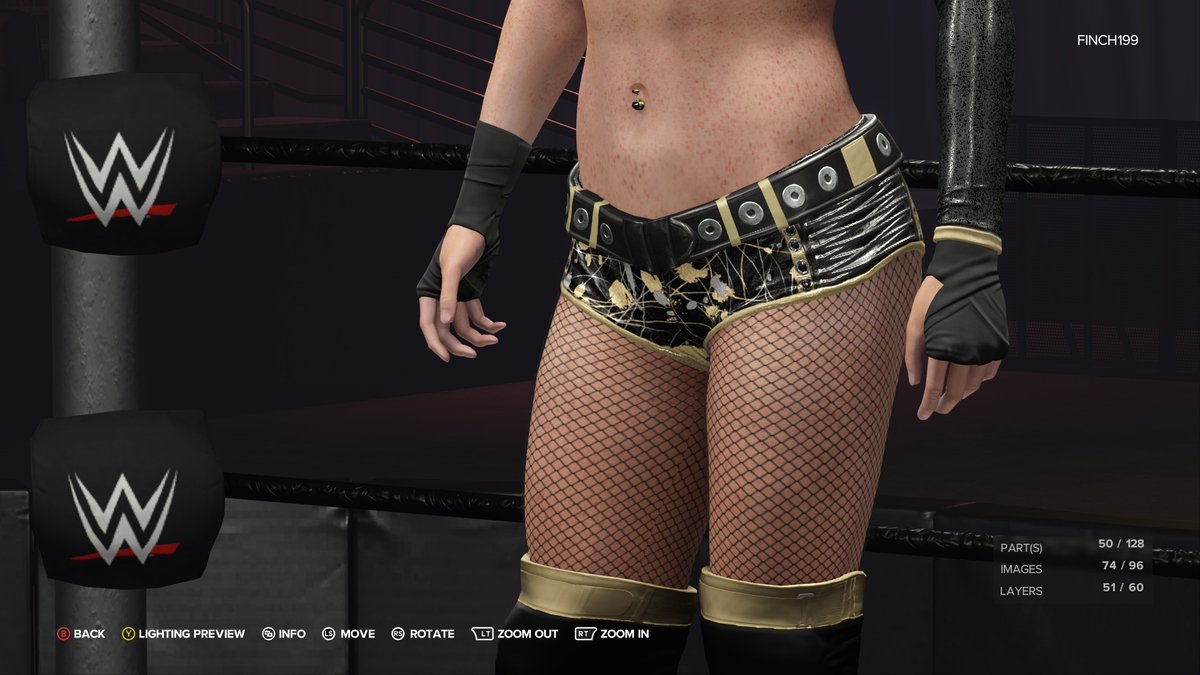 I bet this is basic for a lot of people but hey for anyone that doesn't know that also makes fake belt loops, If you emboss the texture to 1 it removes the crease of the belt below it. just something cool I found out. #wwe2k24