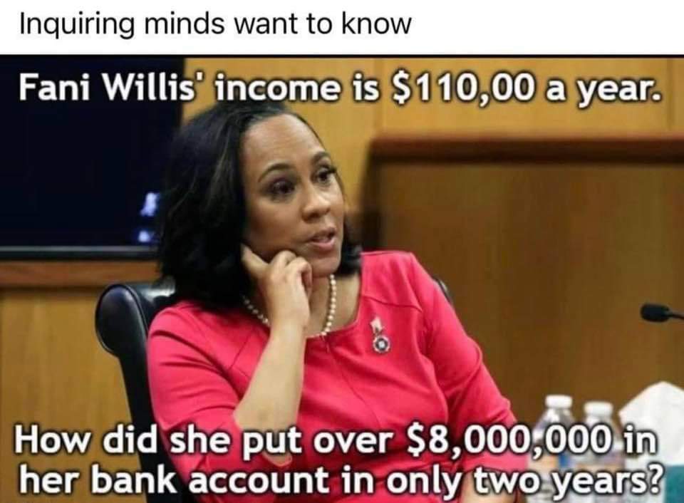 #FaniWillis
#ScamArtist