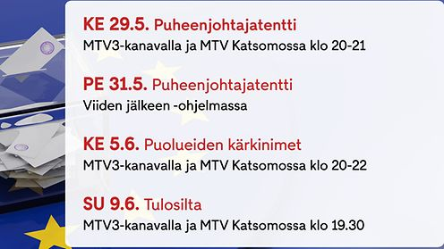 #eurovaalit @MTVUutiset @mtv3suomi @mtv