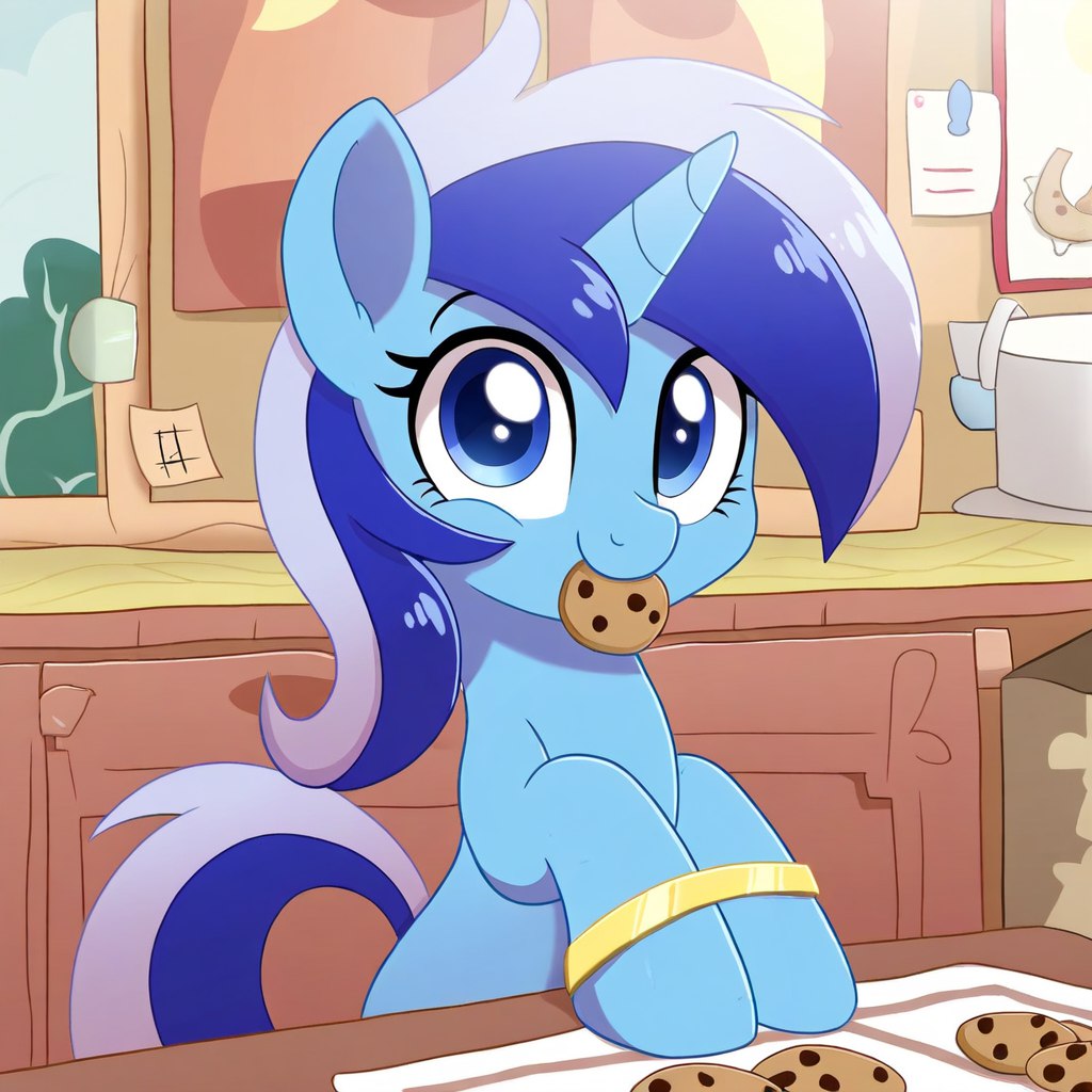 laser_shine's tweet photo. One more Minuette for you to make you feel better.
This time she has cookies for all. ^^ 💙 https://t.co/6Pty8vvKHB