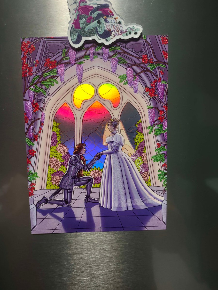 aaweddingzine's tweet photo. 💐 PRODUCTION UPDATE!

We received some of our gorgeous paper goods today! Please take your seats on either side of the aisle to observe this gorgeous holo foil Lanamia print by @ralworm which was one of our stretch goals! The first picture is in sunlight, and the rest indoors! https://t.co/R9wmPqwmls