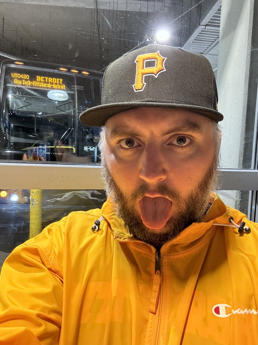 1AM GREYHOUND TO DETROIT, WHO GRINDS THE PITTSBURGH @PIRATES HARDER THAN SAXBOY?!? #LETSGOBUCS