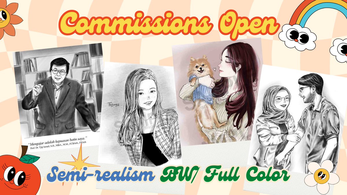 lilspaceoffung's tweet photo. Retweet and share are very much appreciated ~♡
✨️[Commissions Open]✨️
Commissions for international and local ppl 🇮🇩
Dm for inquiries 💕

#commissionsopen #illustration #artidn #zonakaryaid #artistindonesia #ArtistOnX https://t.co/rCVPJuxU24