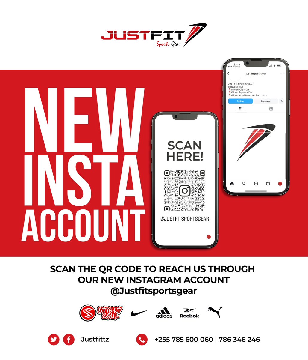 We’re back on Instagram, scan the QR code to land directly on our page.