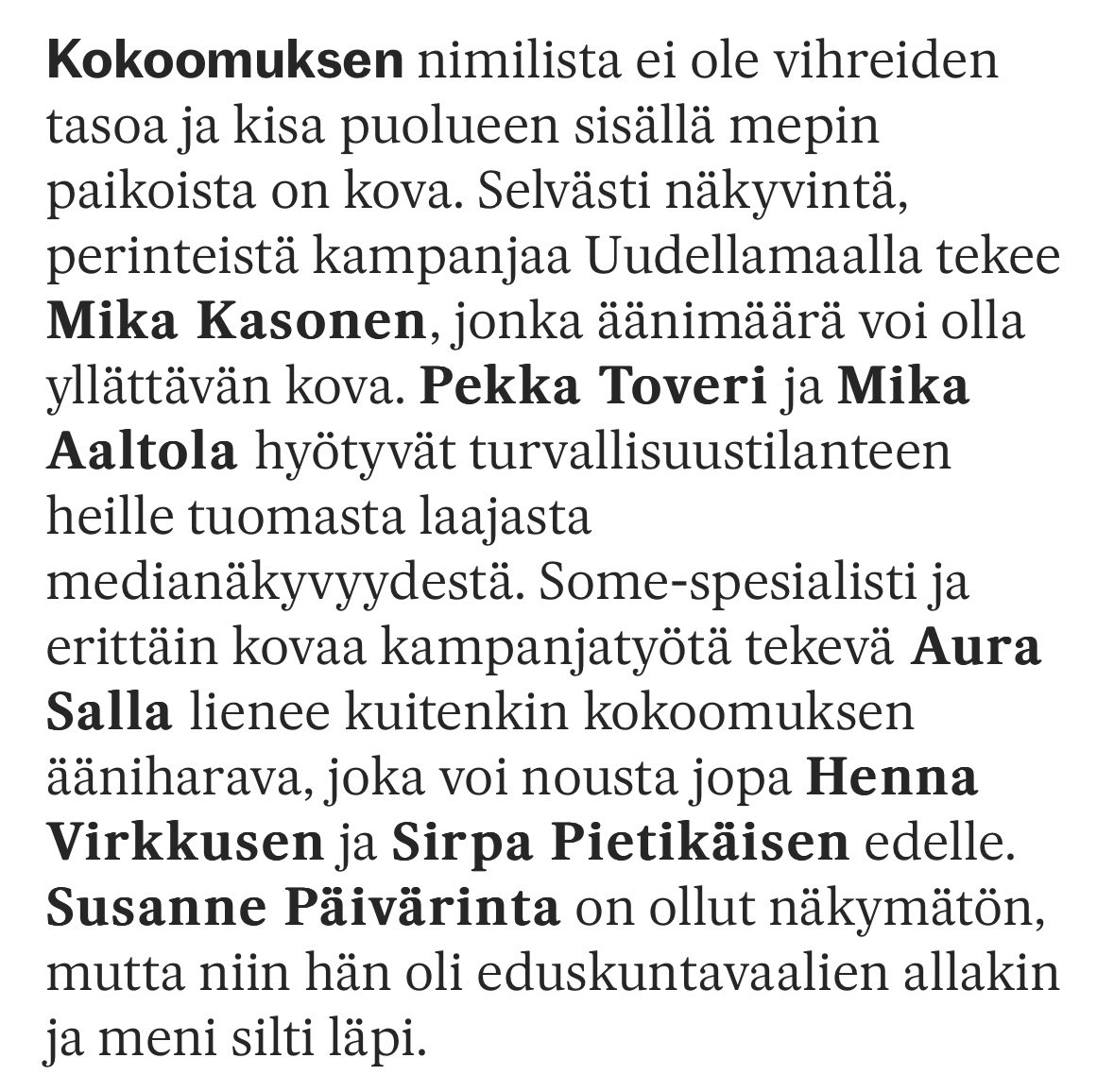 Helsingin uutisten vaalianalyysia. Tänään jatketaan kovaa kampanjaa Porissa ja Satakunnan Kansan vetämässä paneelissa. Teemoina kilpailukyky sekä ilmasto- ja energiapolitiikka. Todella hienoa, että maakuntamediat pitävät näkyvästi omia EU-vaalipaneeleita. helsinginuutiset.fi/paakirjoitus-m…