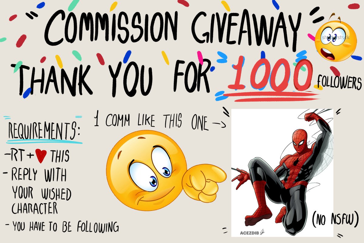 -COMMISSION GIVEAWAY- Ends in 48 hours from now, good luck and thank you all so much ❤